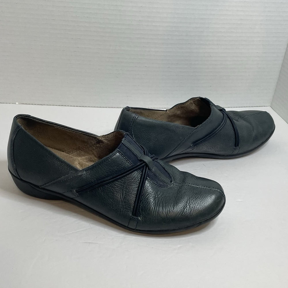 Naturalizer Natania Blue Leather & Fabric Slip On Loafers Women Size US 6M - Picture 4 of 10